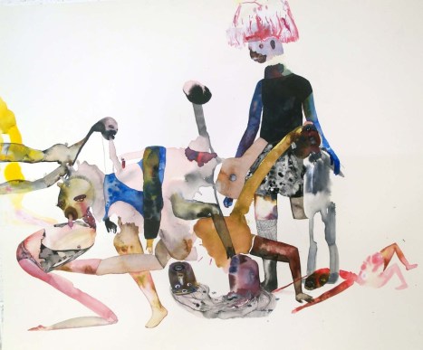 Maja Ruznic, "How It All Began" Encre et aquarelle sur papier, 2013