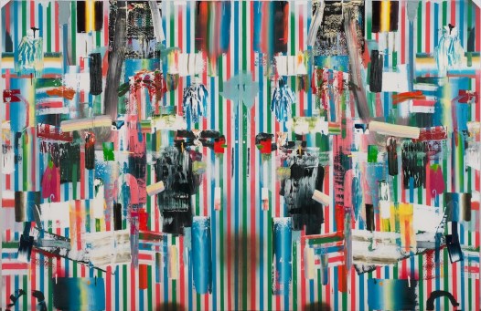 Tomory Dodge, “Sleepless”, 2011, huile sur toile, 60 x 110 pouces