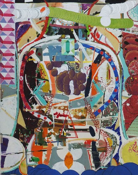 Jonathan McCree, Sequence, 113x143 cm, huile et acrylique sur papier, 2012.