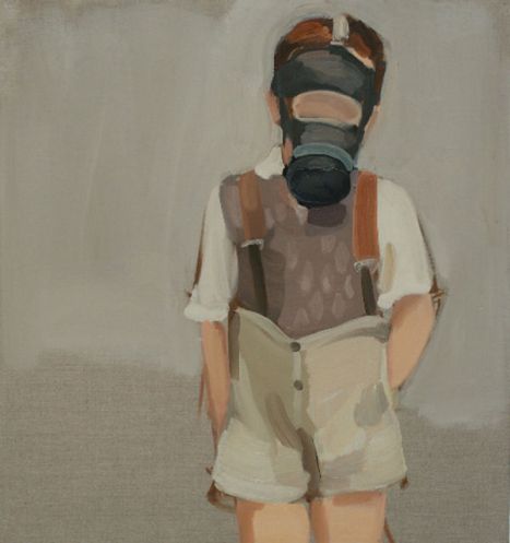 Share Favorite Gideon Rubin Gasmask, 2007 48 × 40 1/5 in 122 × 102 cm
