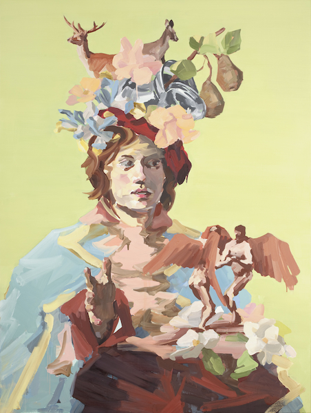 Stephen Dunlop, Young man after Frans Hals, huile sur lin, 2012